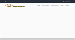 Desktop Screenshot of mghorsetransport.com