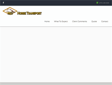 Tablet Screenshot of mghorsetransport.com